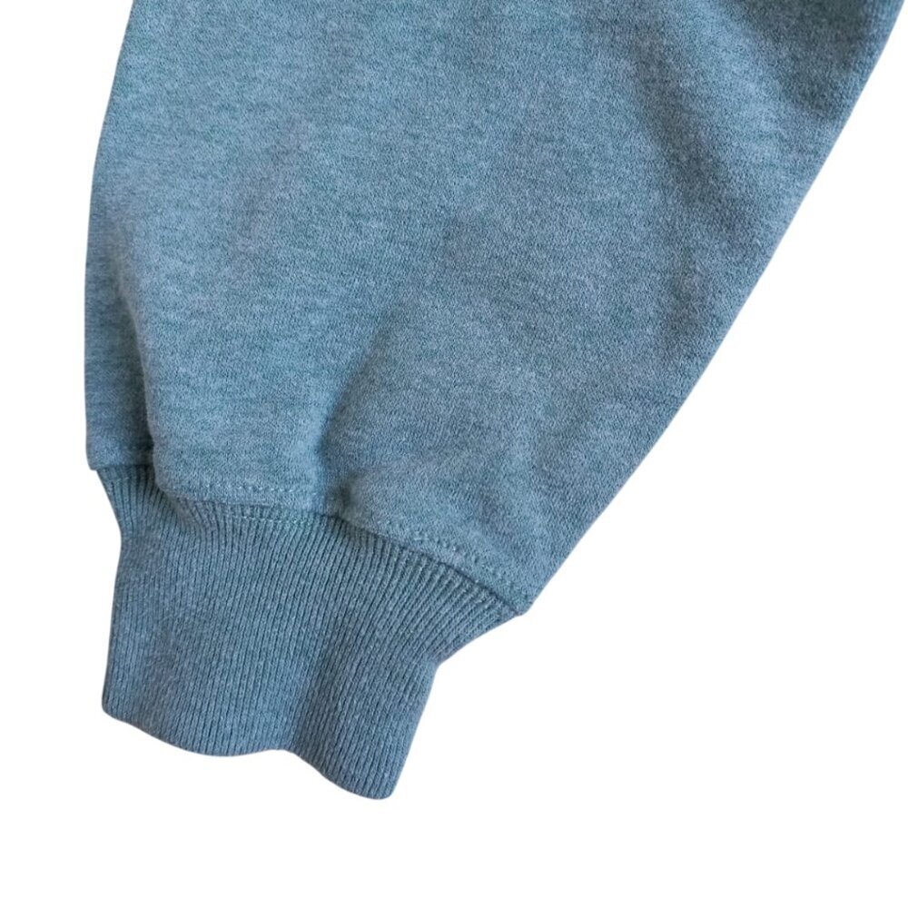 Hollister Teal Pullover Hoodie XS Unisex Classic Fleece Sweatshirt - Picture 3 of 9